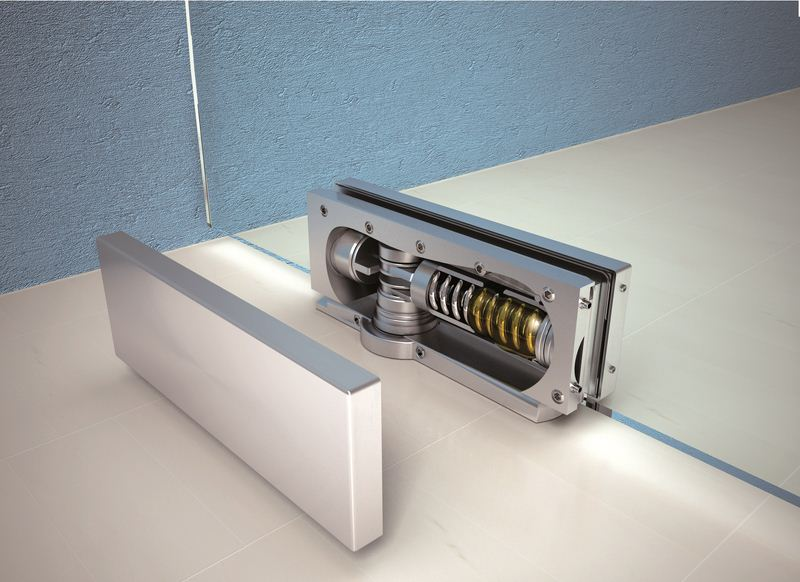 Floor springs and hinges
